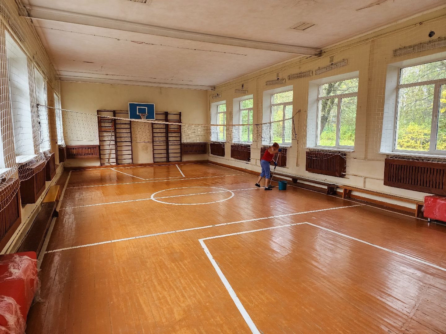 Серпухов, Подмосковье, местечко Данки, капитальный ремонт, президентская программа, ремонт школы,