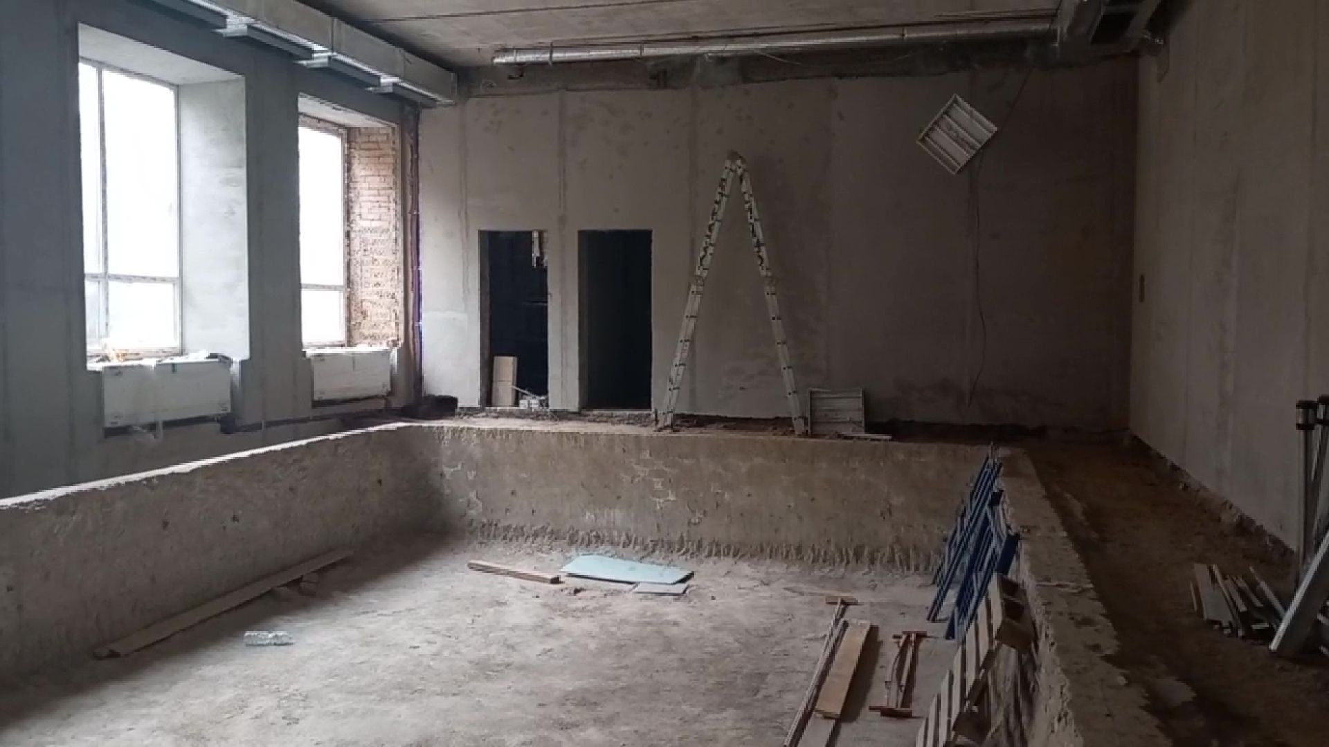 Реутов, бассейн, плавание, ремонт, детский бассейн, спортзал, кровля, электроснабжение, канализация, водопровод,