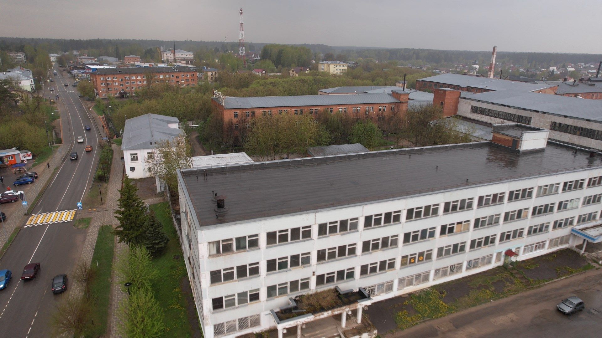 культура, промышленность, Вербилки,видео с коптера,