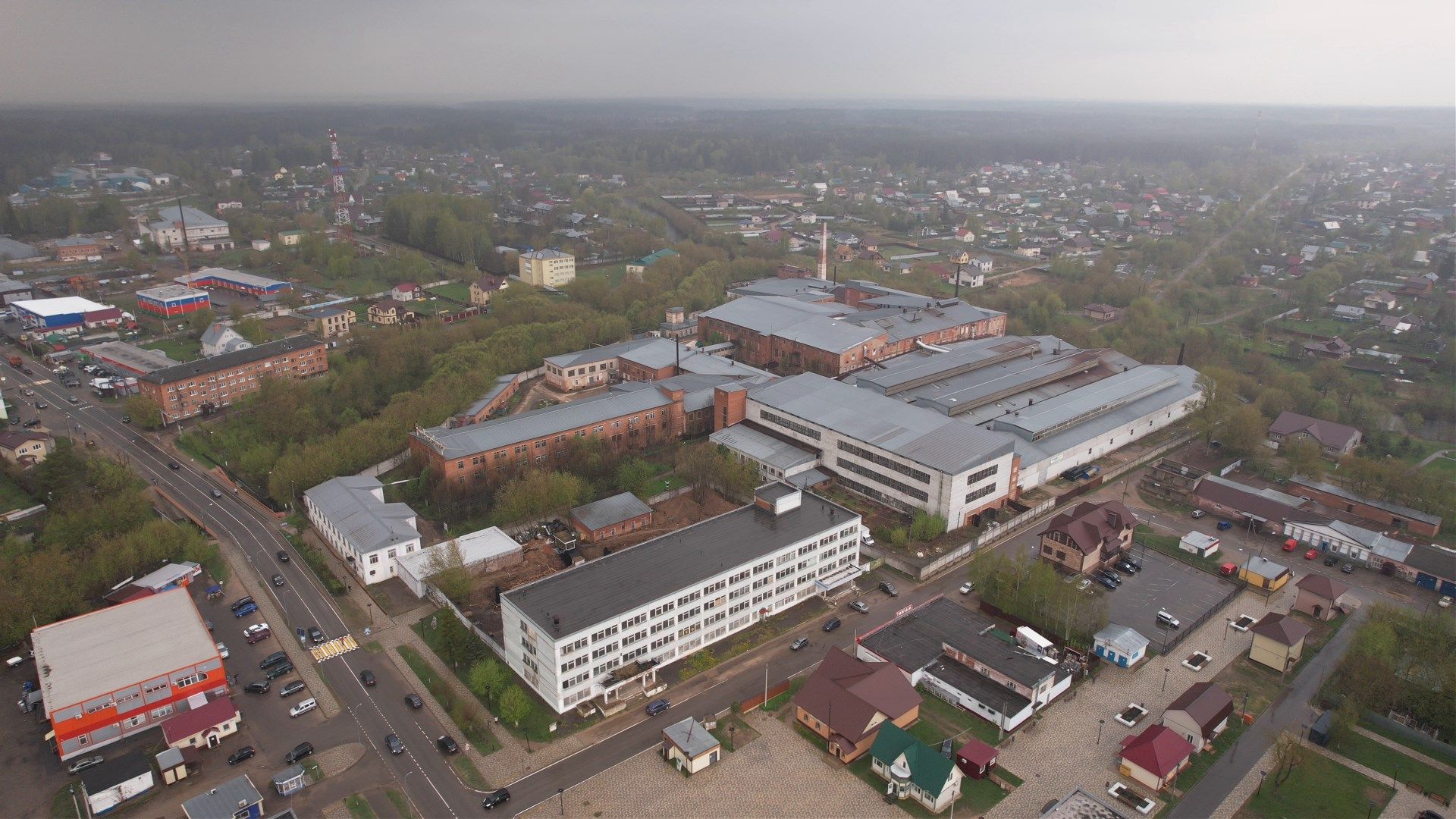 культура, промышленность, Вербилки,видео с коптера,