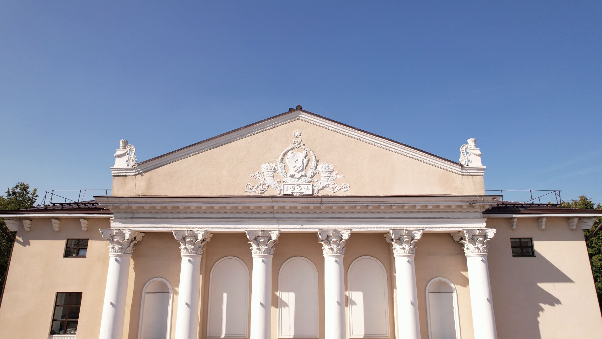 видное, архитектура, культура,видео с коптера,