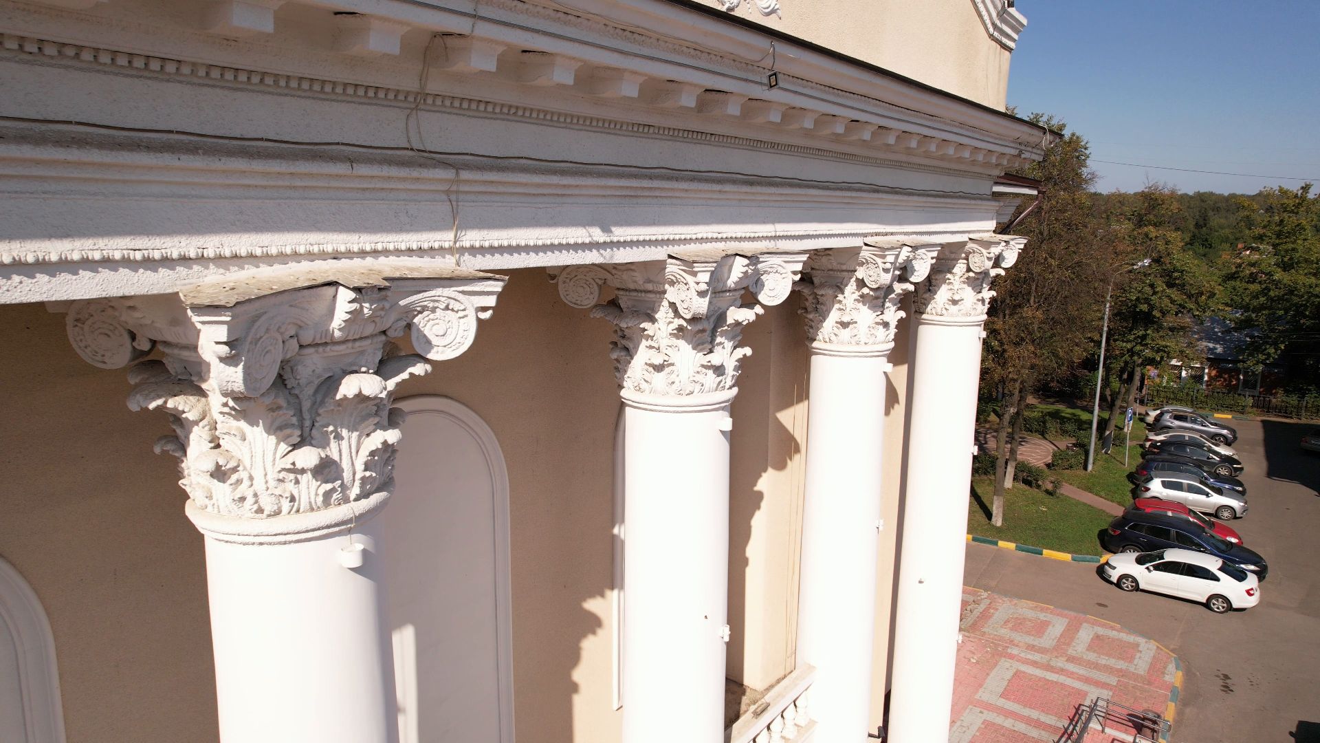 видное, архитектура, культура,видео с коптера,