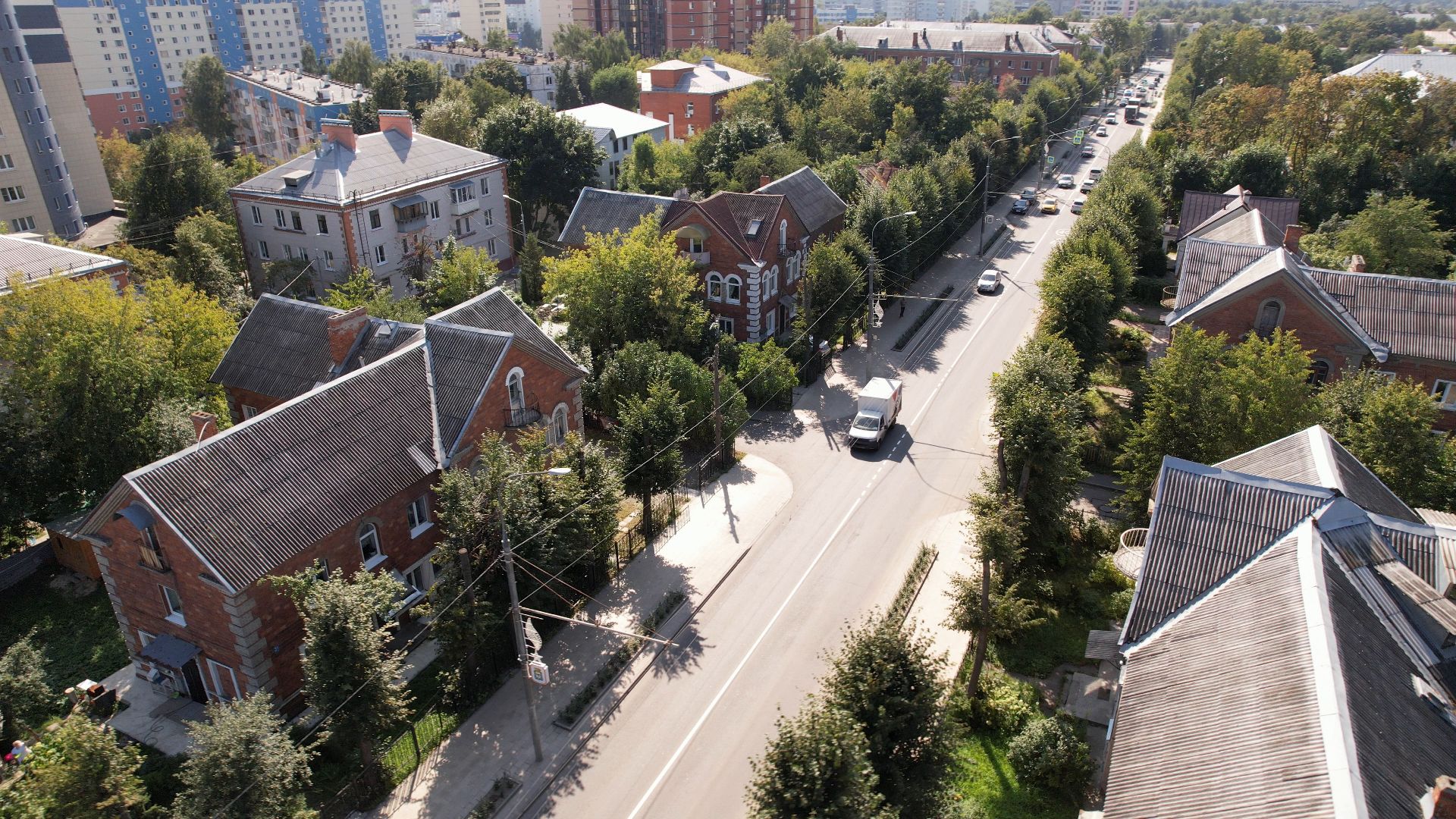 видное, архитектура, культура,видео с коптера,