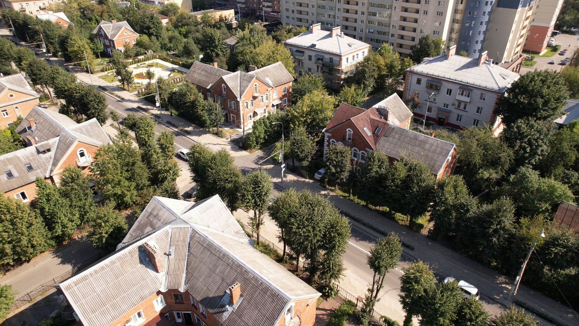 видное, архитектура, культура,видео с коптера,