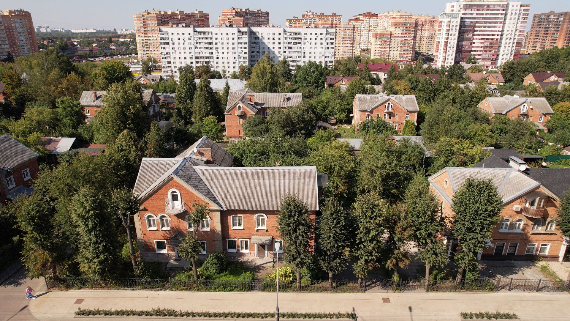 видное, архитектура, культура,видео с коптера,