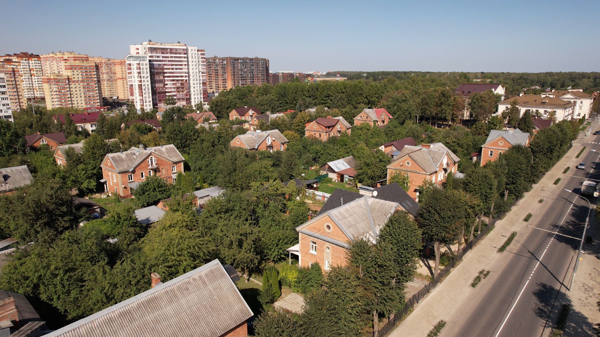 видное, архитектура, культура,видео с коптера,