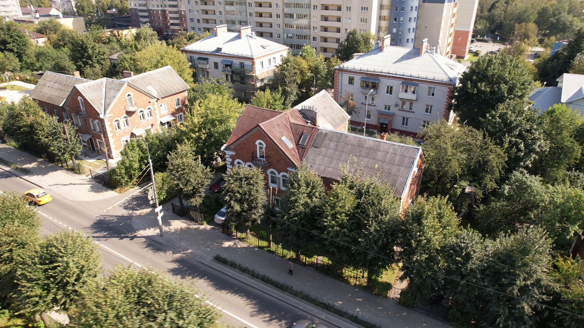 видное, архитектура, культура,видео с коптера,