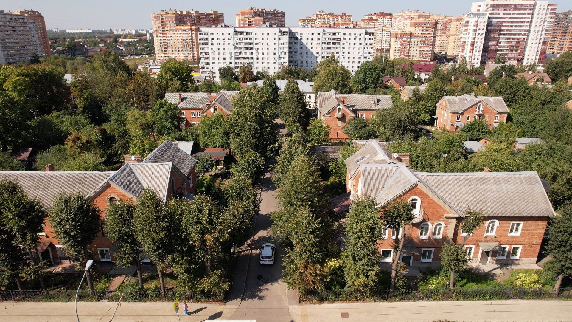 видное, архитектура, культура,видео с коптера,