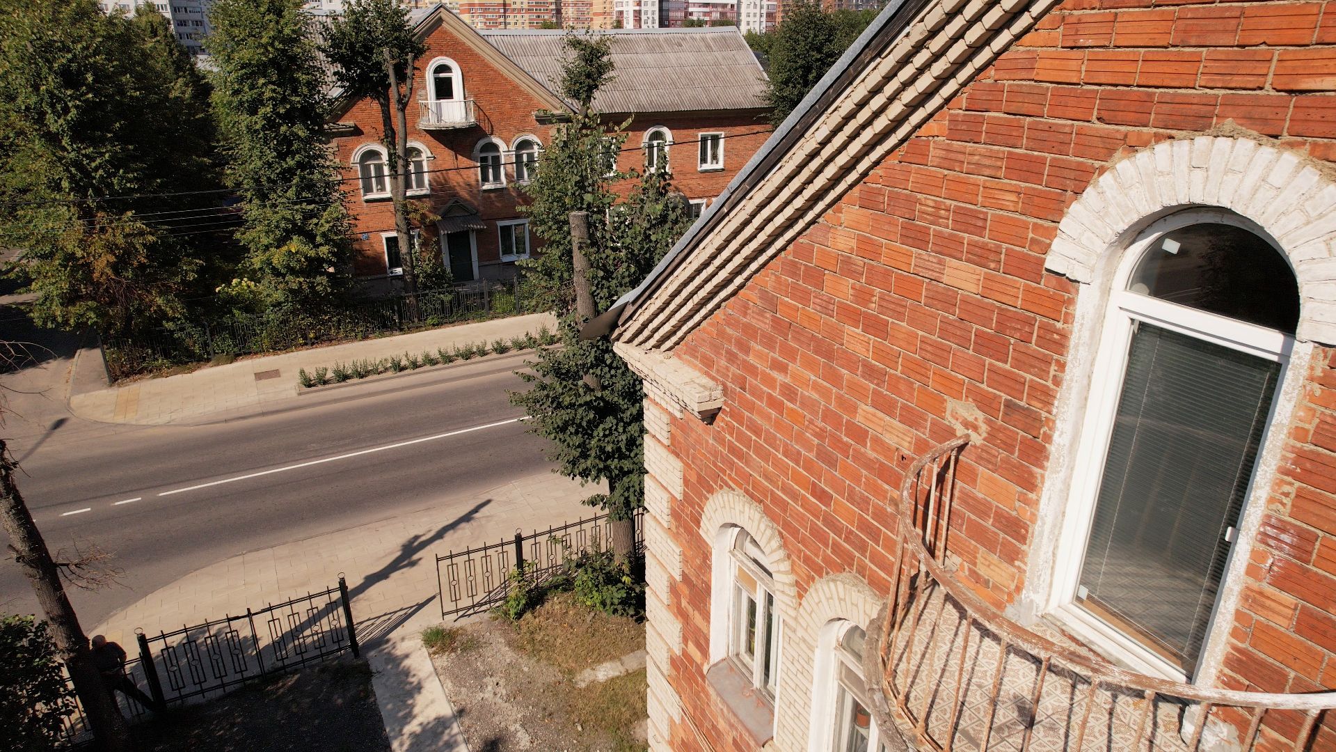 видное, архитектура, культура,видео с коптера,