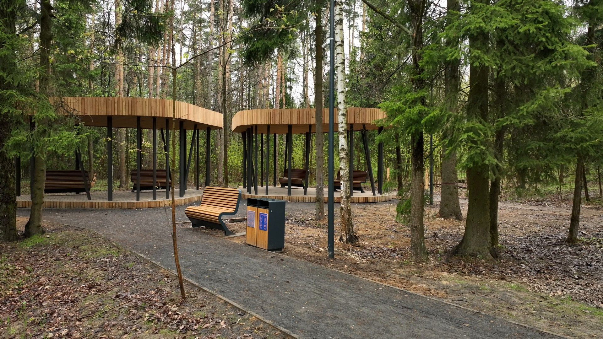 балашиха, парк, ольгинский,видео с коптера,