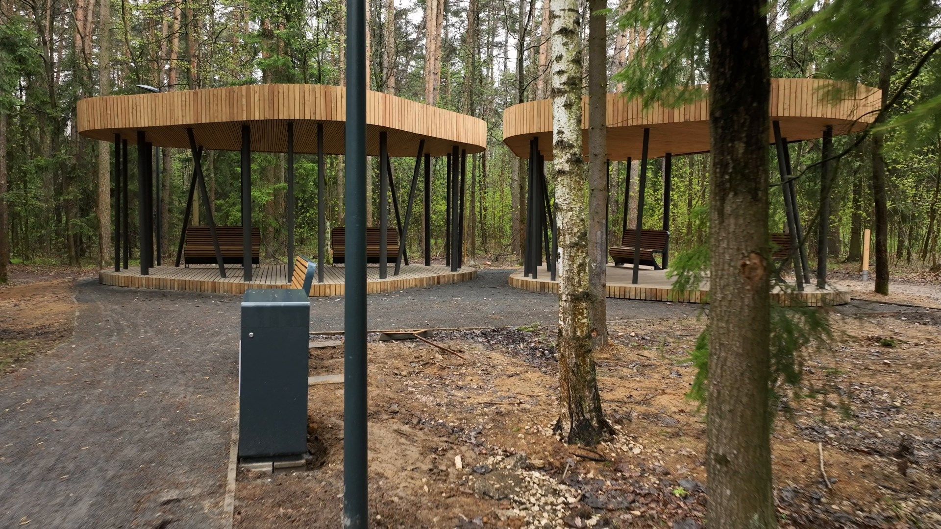 балашиха, парк, ольгинский,видео с коптера,