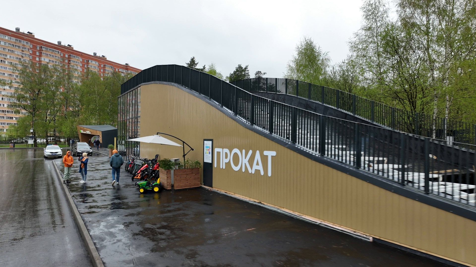 балашиха, парк, ольгинский,видео с коптера,