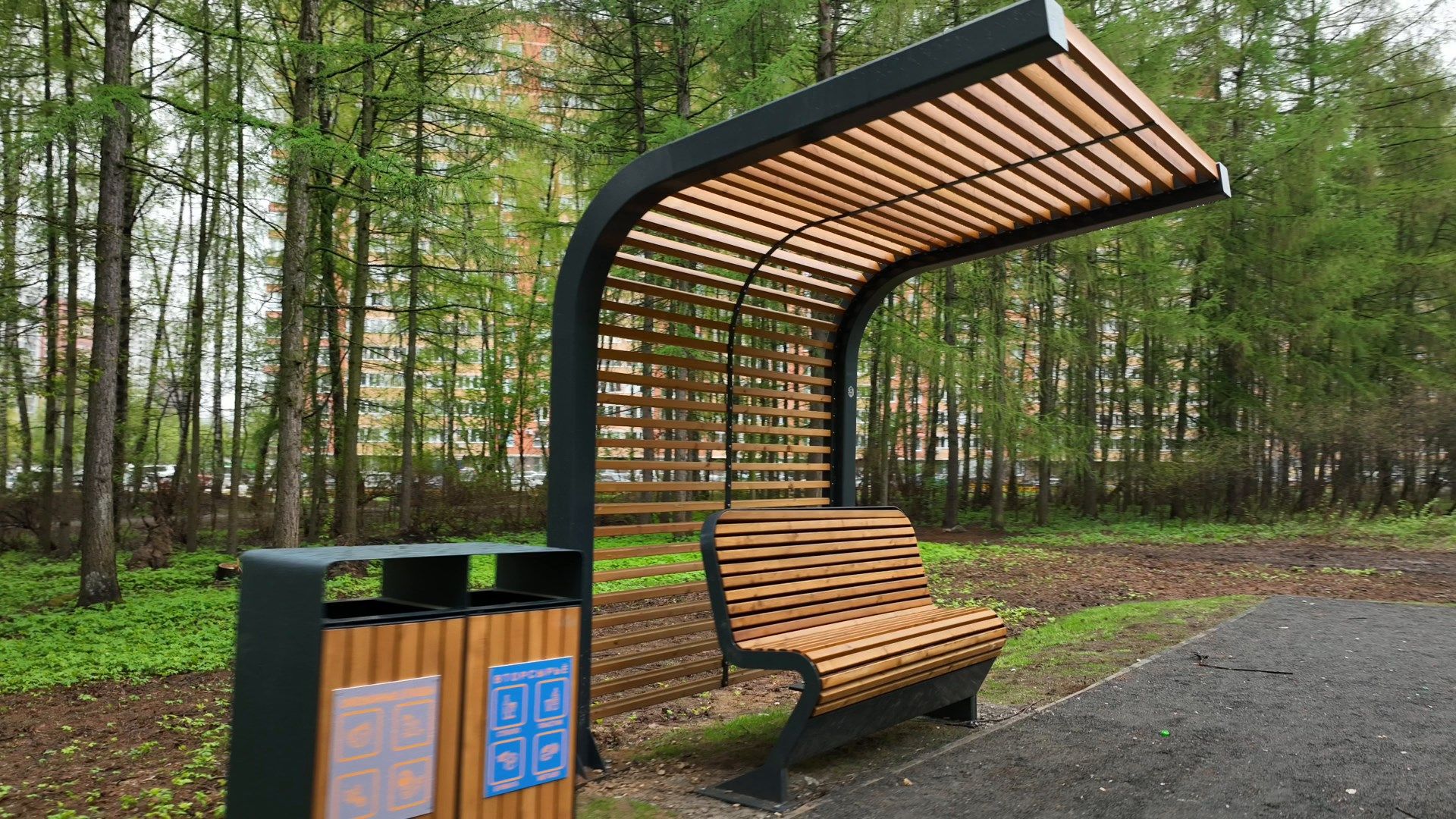 балашиха, парк, ольгинский,видео с коптера,