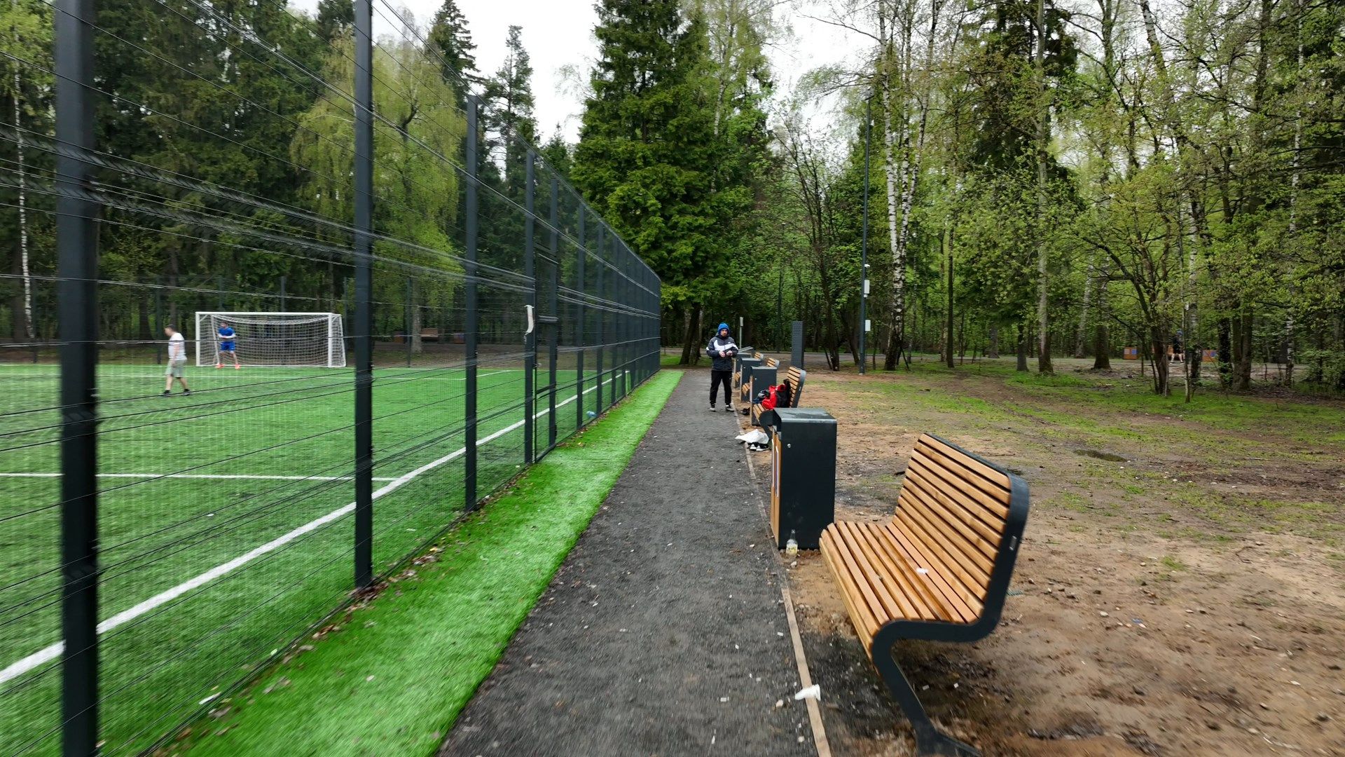 балашиха, парк, ольгинский,видео с коптера,