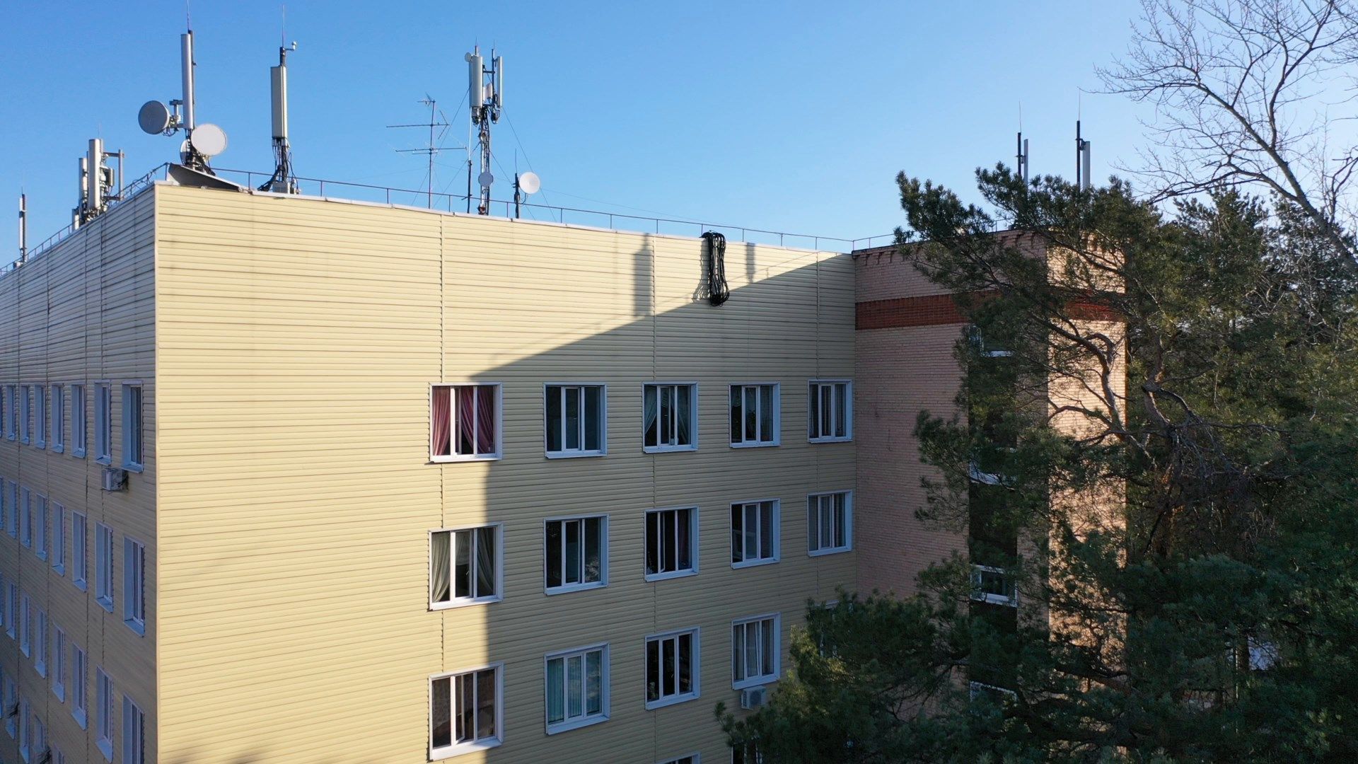 больница, воскресенск, медицина,видео с коптера,