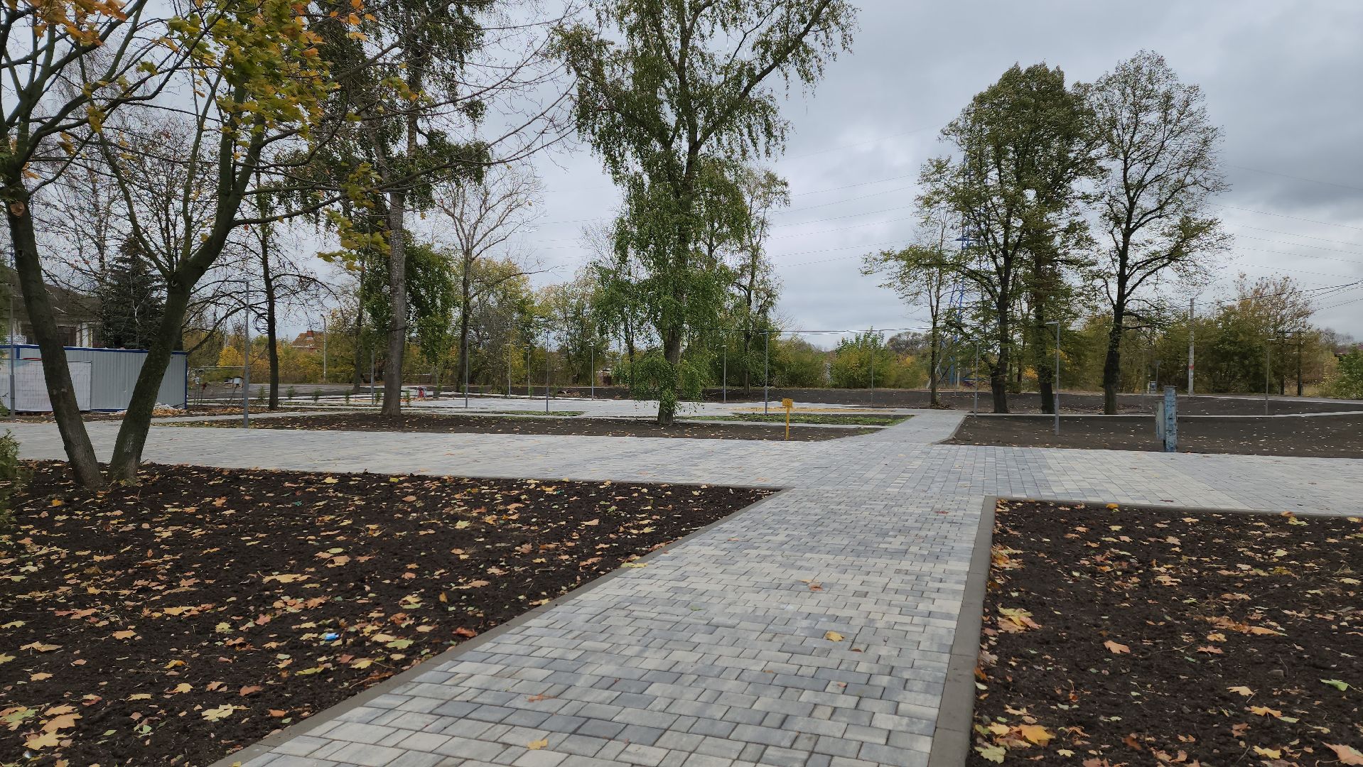 сквер, воскресенск, благоустройство,видео с коптера,