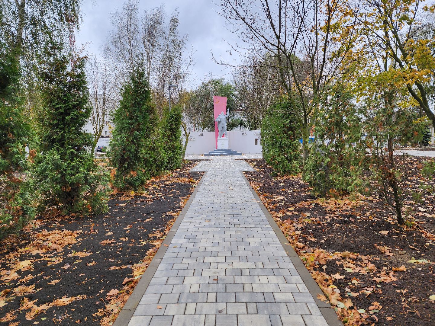 сквер, воскресенск, благоустройство,видео с коптера,