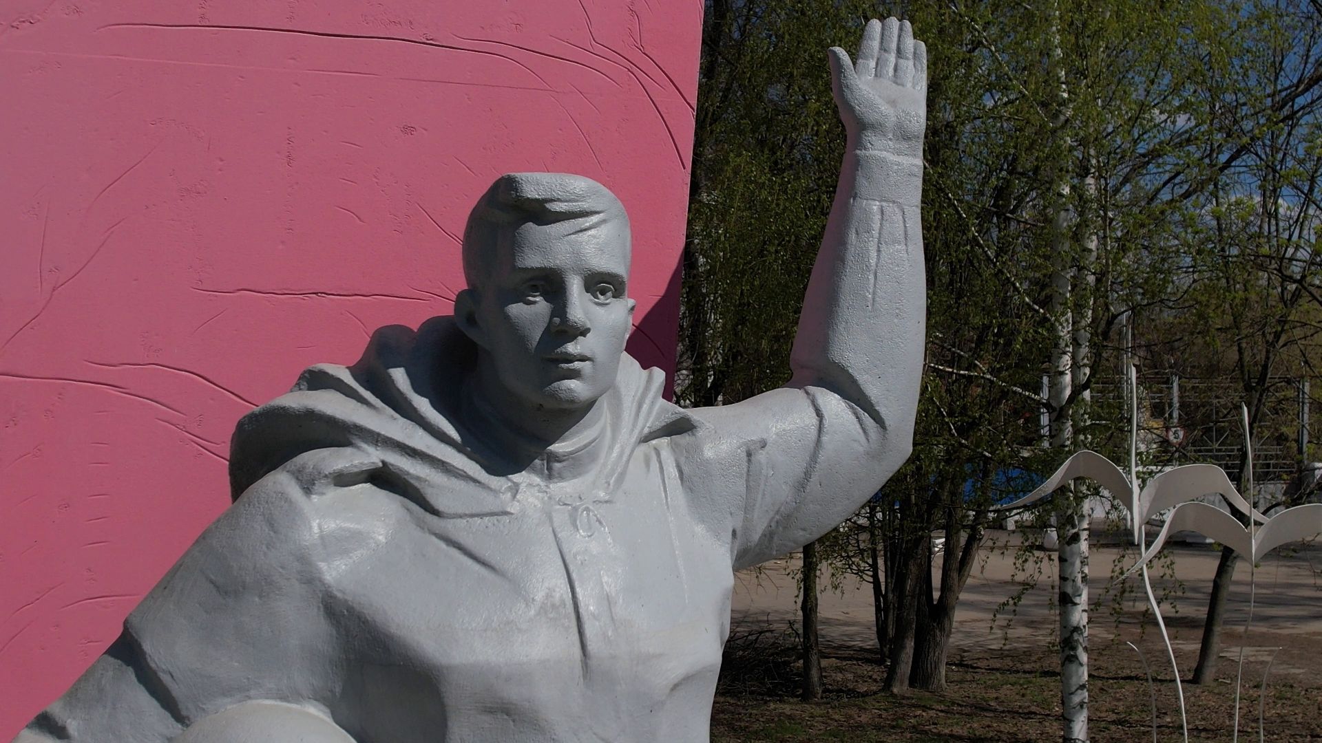 сквер, воскресенск, благоустройство,видео с коптера,