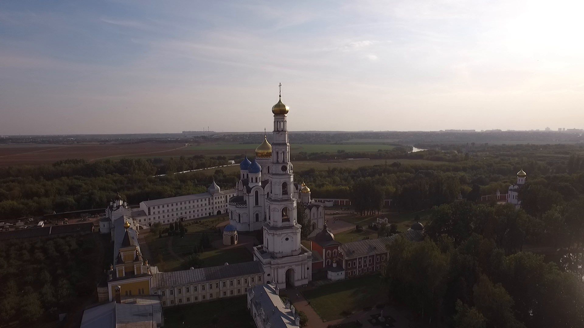 монастырь, дзержинский,видео с коптера,