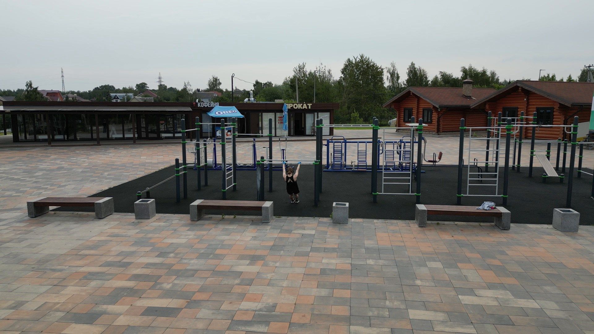 можайск, ривьера, горка, парк,видео с коптера,