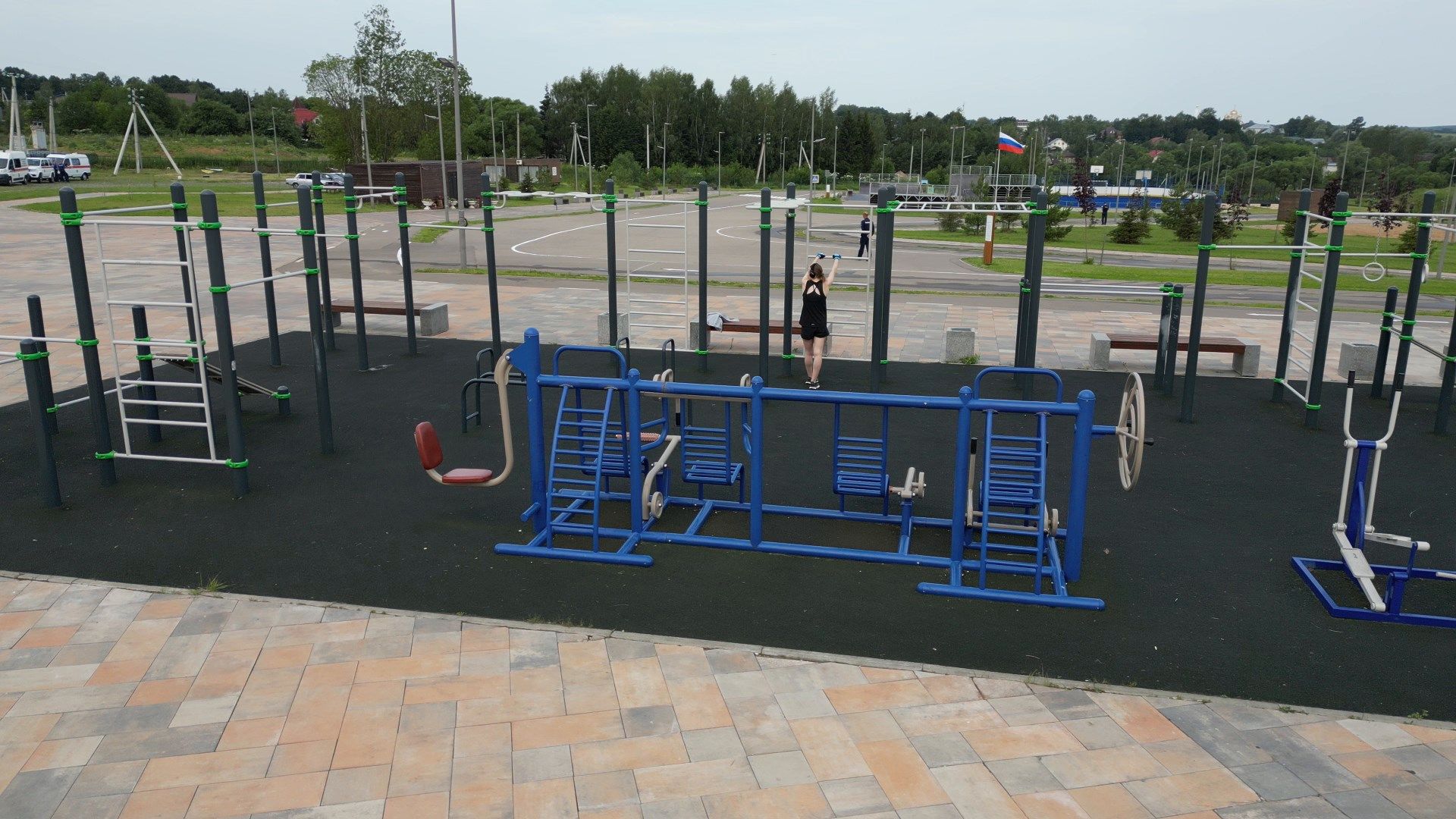 можайск, ривьера, горка, парк,видео с коптера,