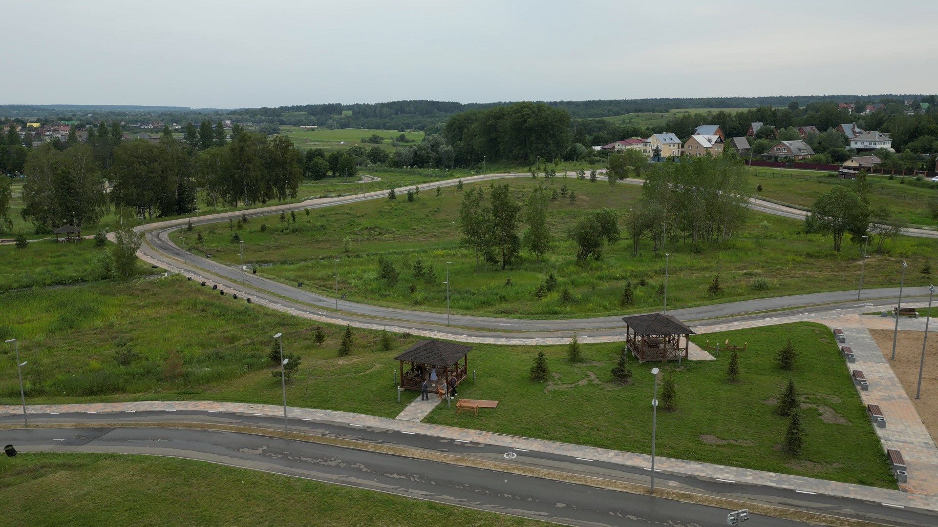 можайск, ривьера, горка, парк,видео с коптера,