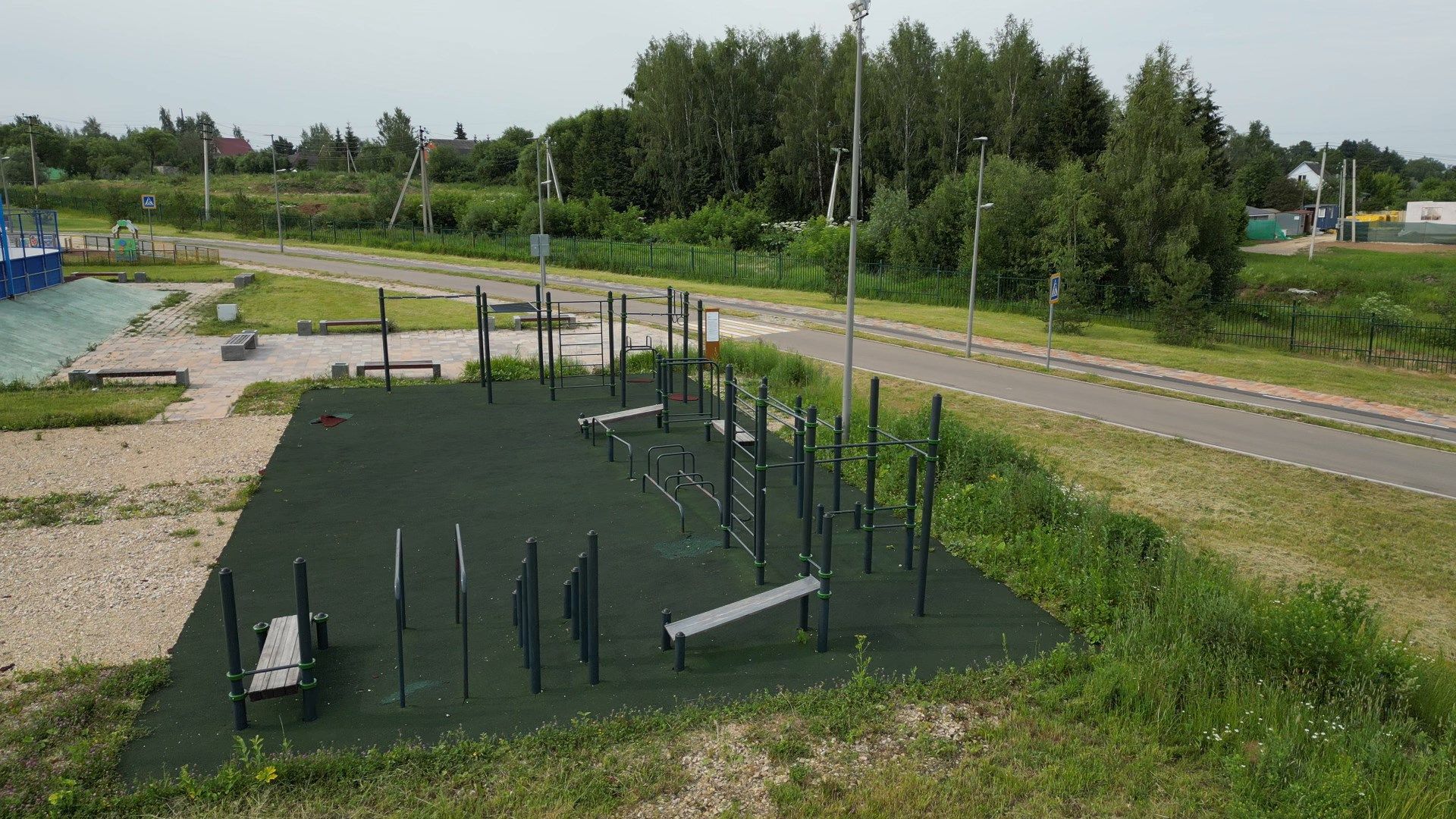 можайск, ривьера, горка, парк,видео с коптера,