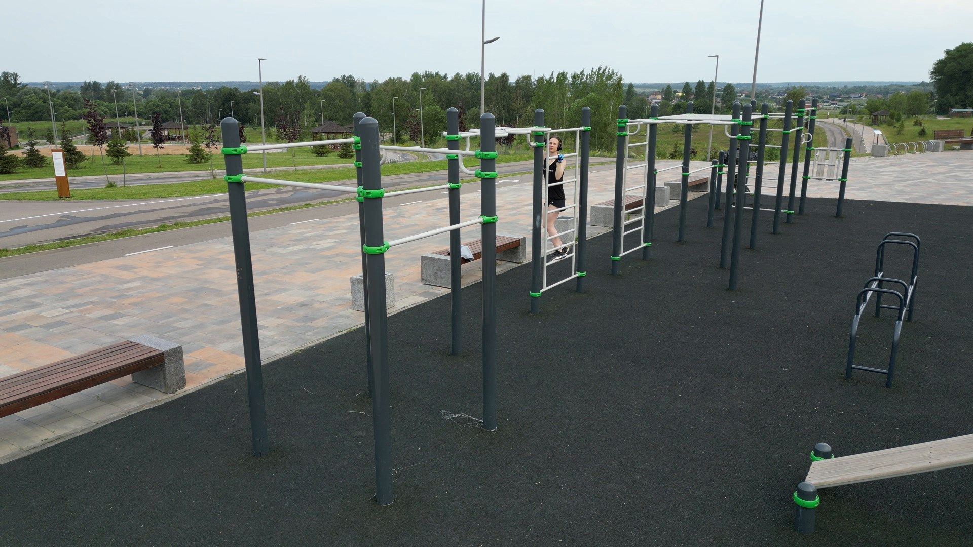 можайск, ривьера, горка, парк,видео с коптера,