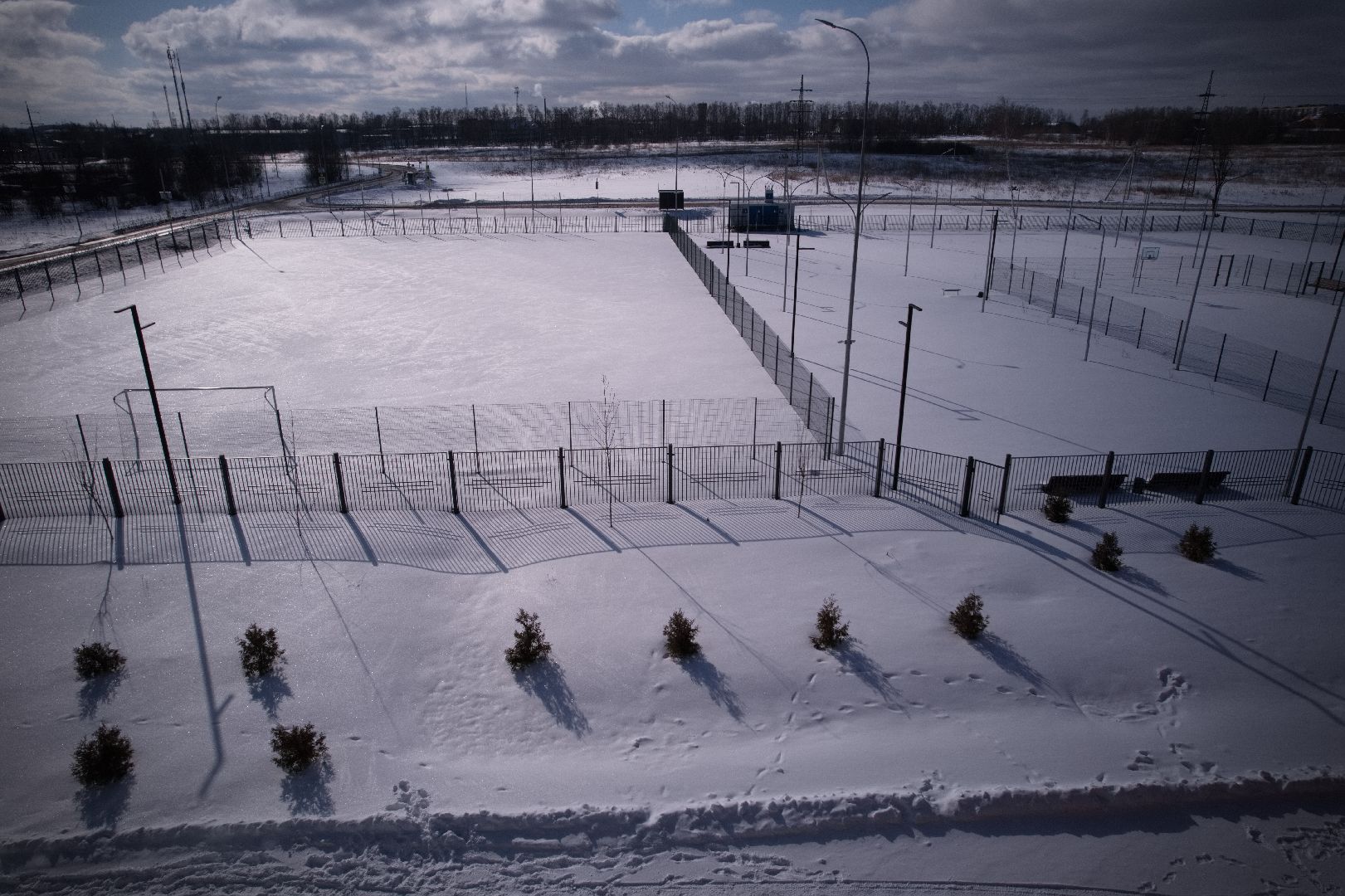 школа, можайск,видео с коптера,