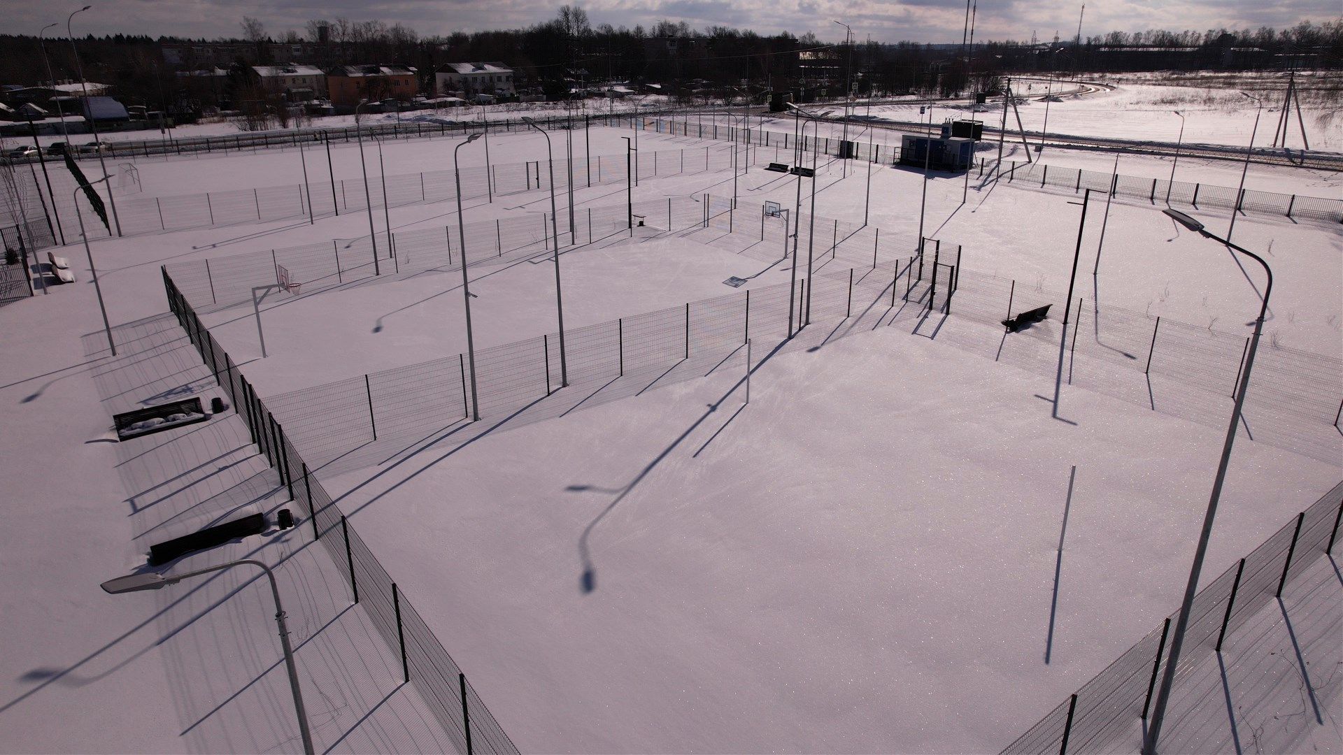 школа, можайск,видео с коптера,