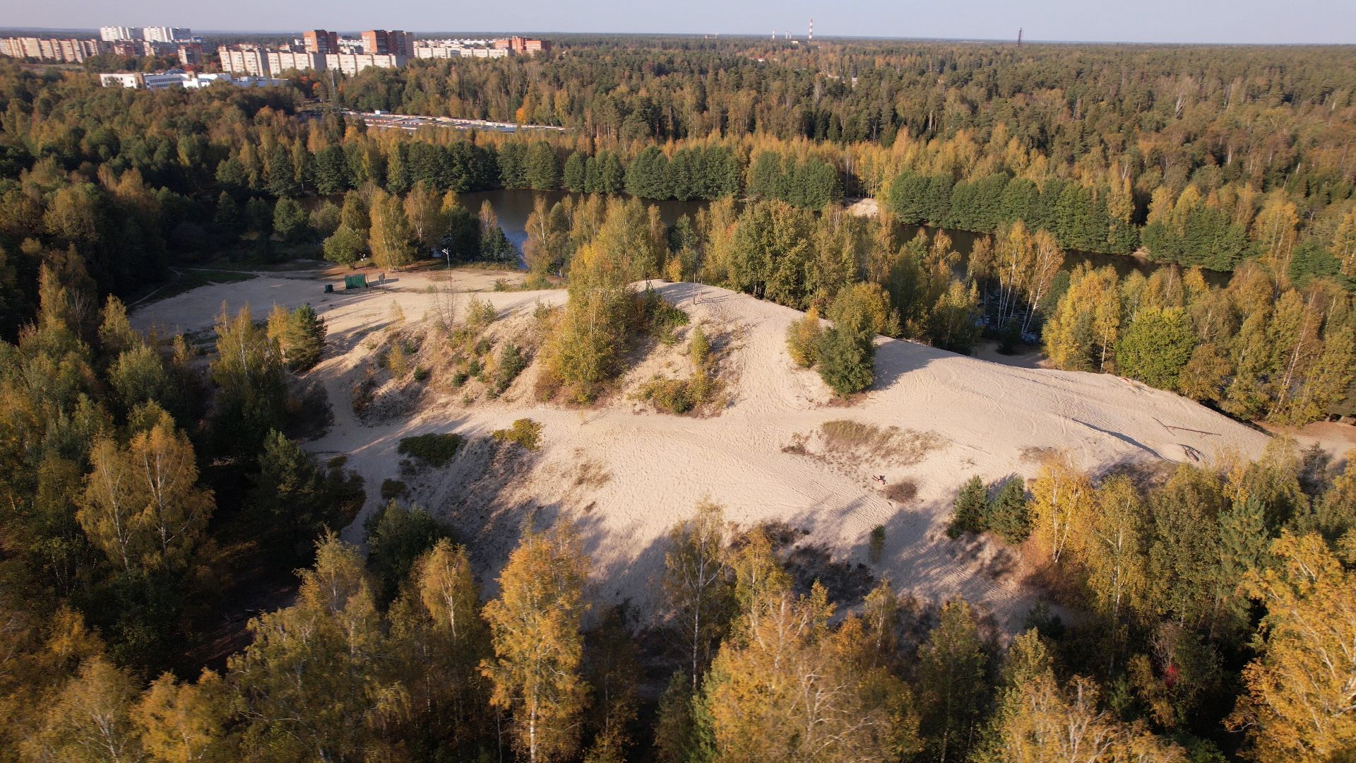 песчанка, гора, черноголовка,видео с коптера,