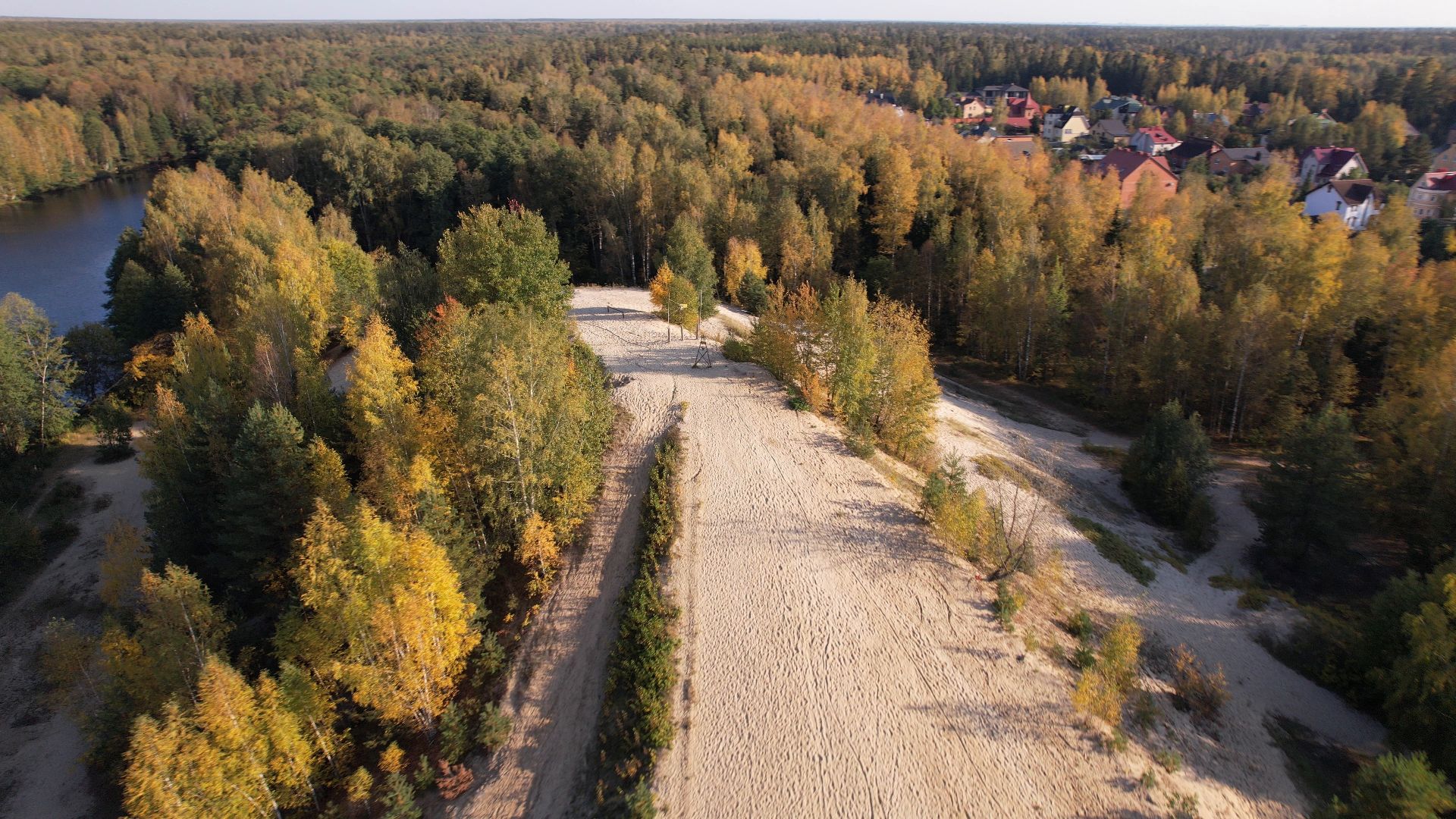 песчанка, гора, черноголовка,видео с коптера,