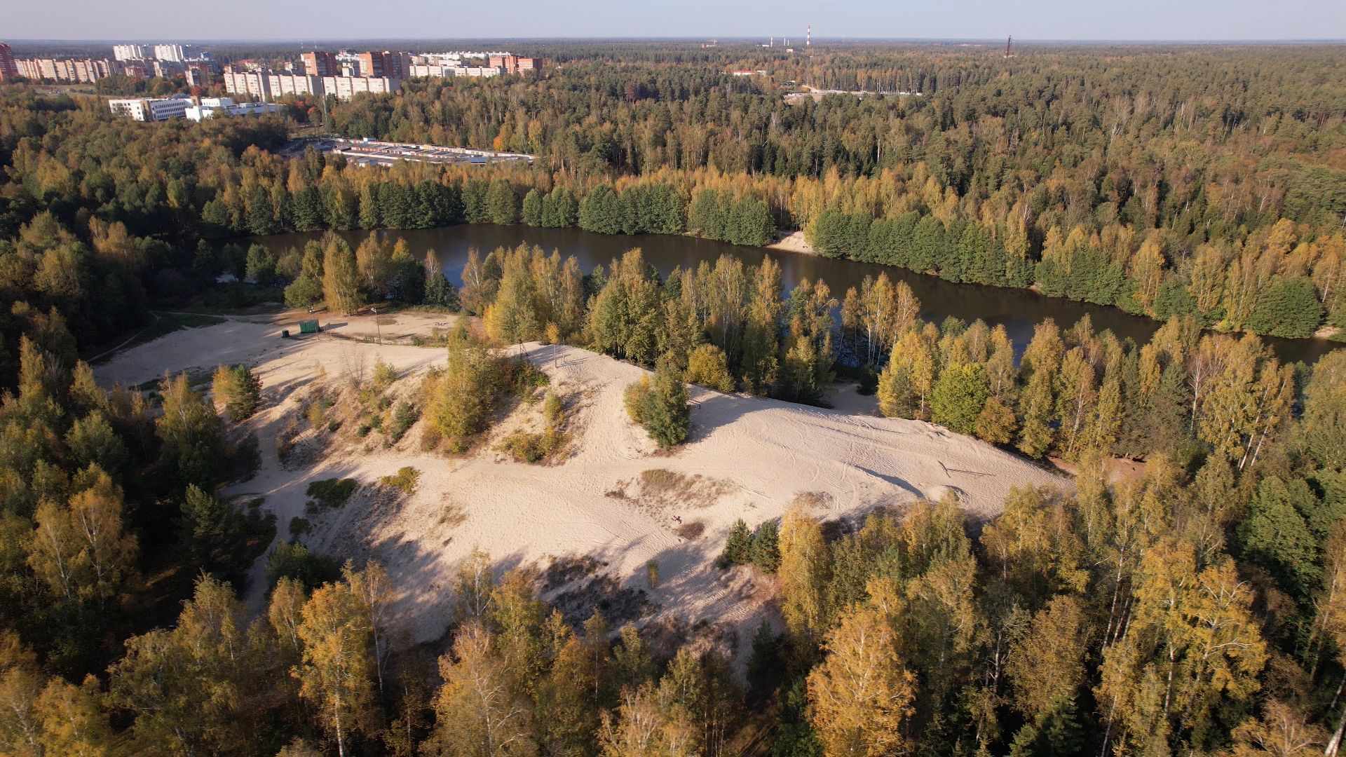 песчанка, гора, черноголовка,видео с коптера,