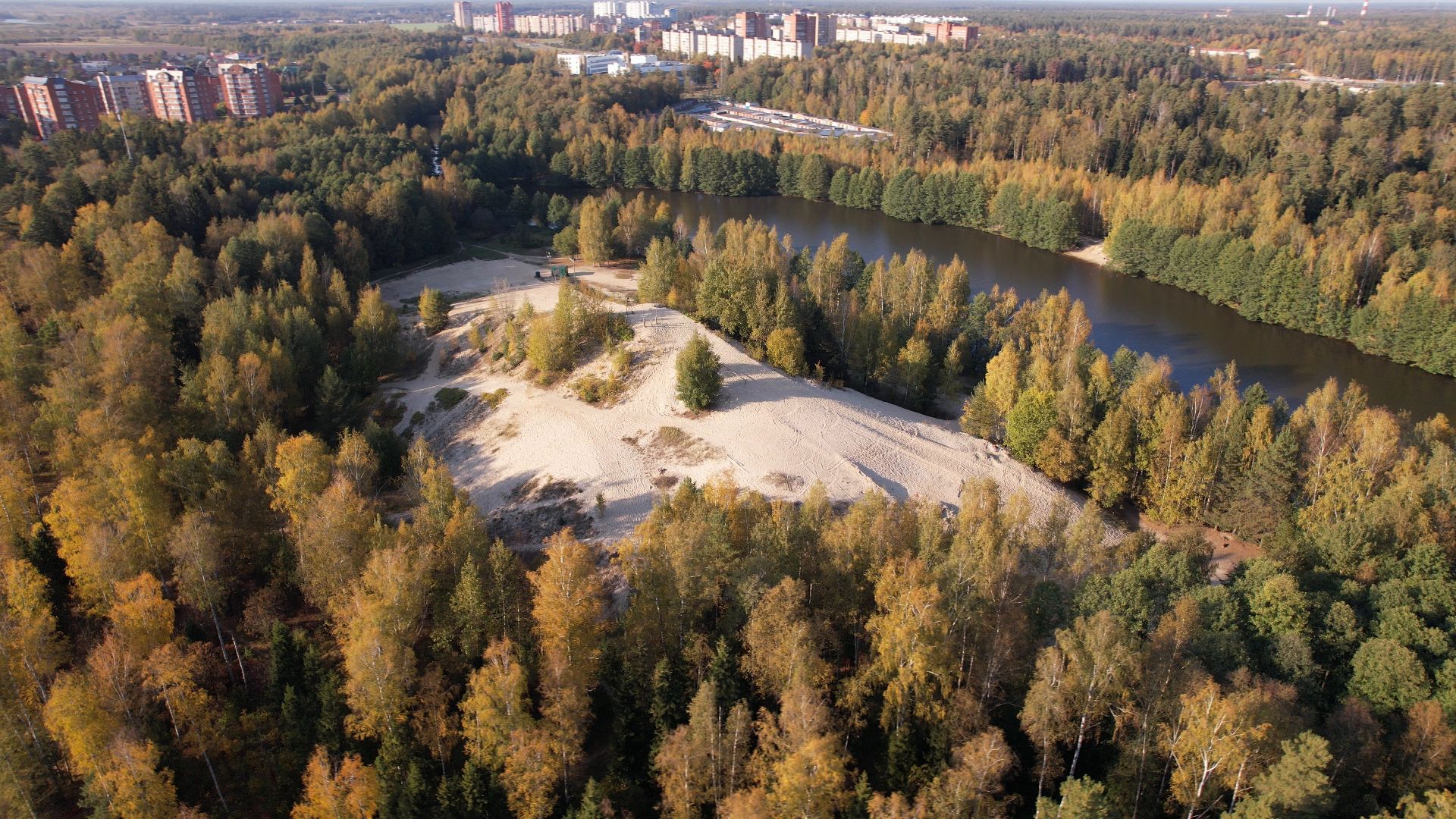 песчанка, гора, черноголовка,видео с коптера,