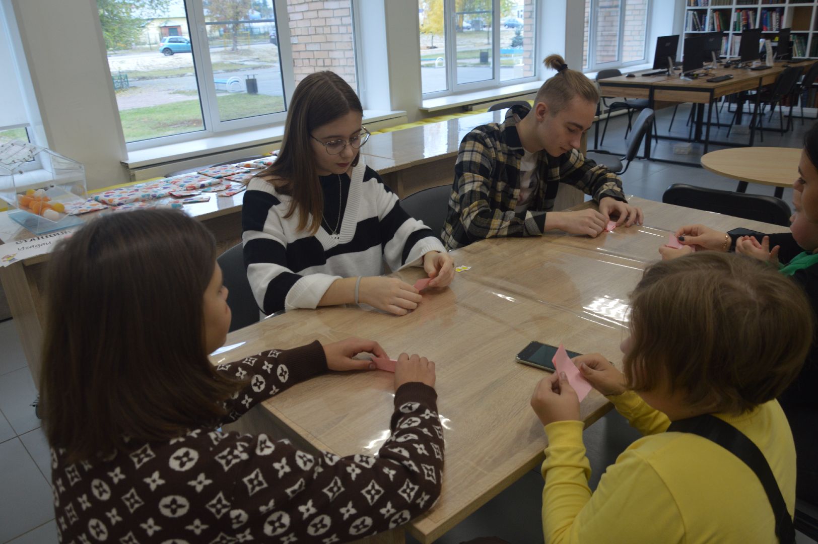 шатура, городской округ, городской округ люди, мероприятие,закладки, библиотека, мастер-класс,