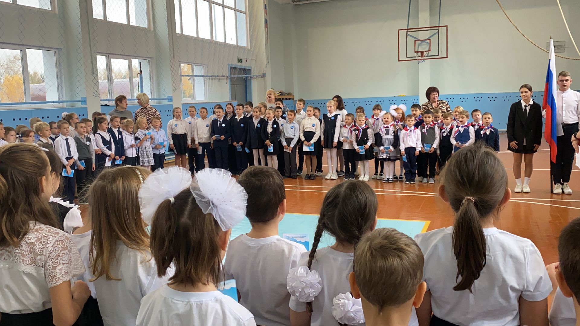 волоколамск, теряево, школа, школьники, школьная жизнь, орлята россии, младшеклассники, начальная школа, дети,