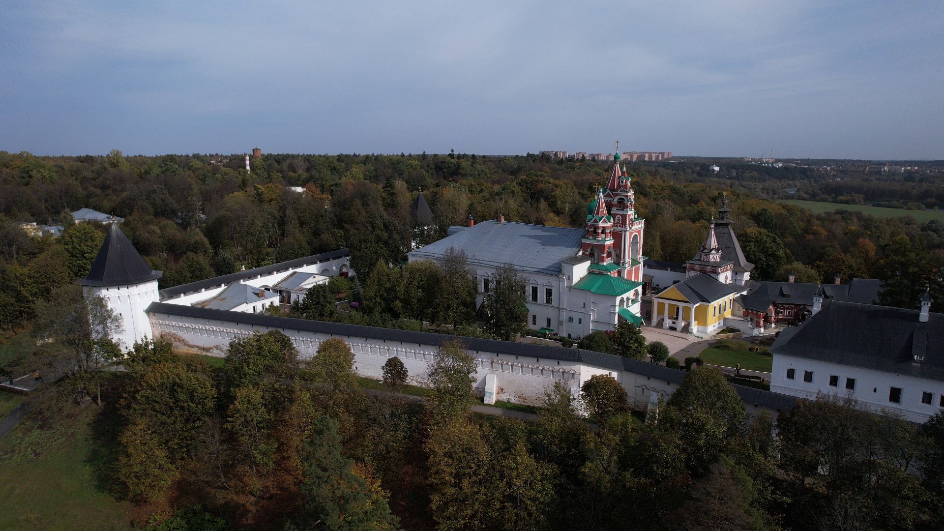 монастырь, одинцово, приют,видео с коптера,