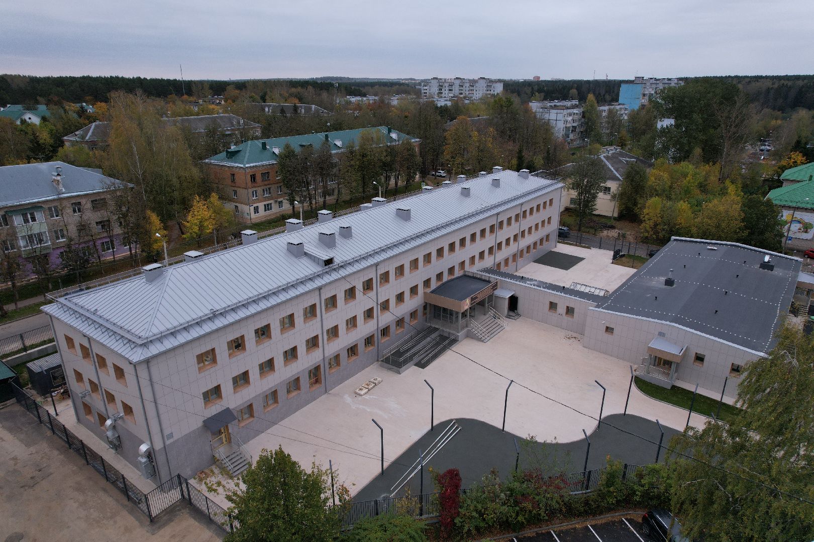 одинцово, интернат, школа,видео с коптера,