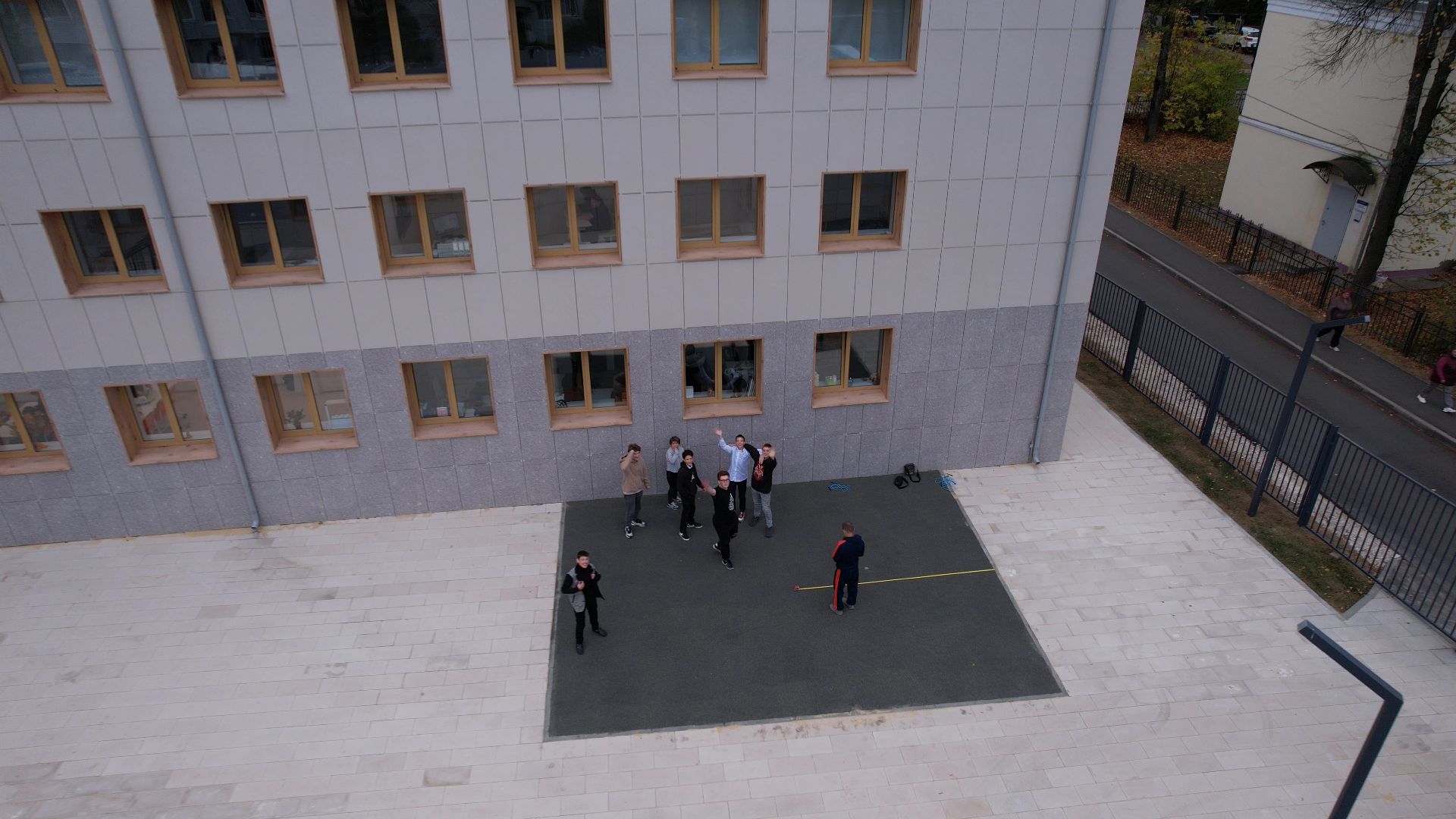 одинцово, интернат, школа,видео с коптера,