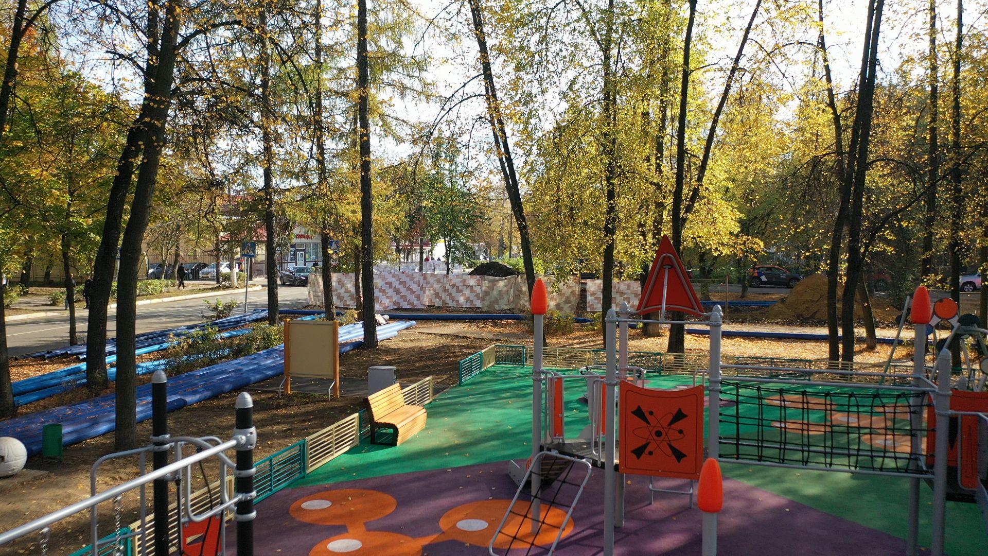 дети, площадка, воскресенск,видео с коптера,