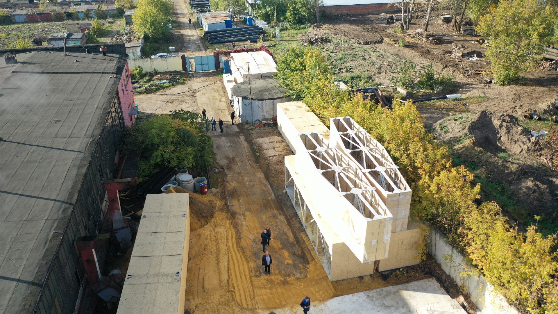 котельная, тепло, воскресенск,видео с коптера,