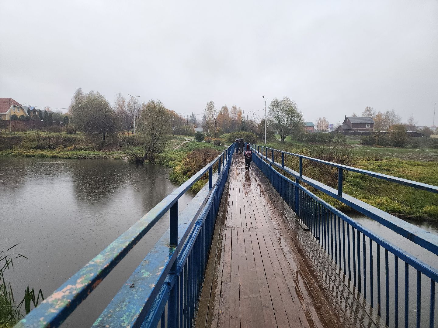 Нахабино, Мост, Школа, Река, благоуйстройство, пандусы,