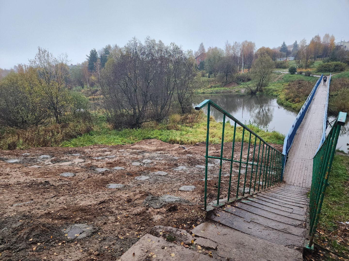 Нахабино, Мост, Школа, Река, благоуйстройство, пандусы,