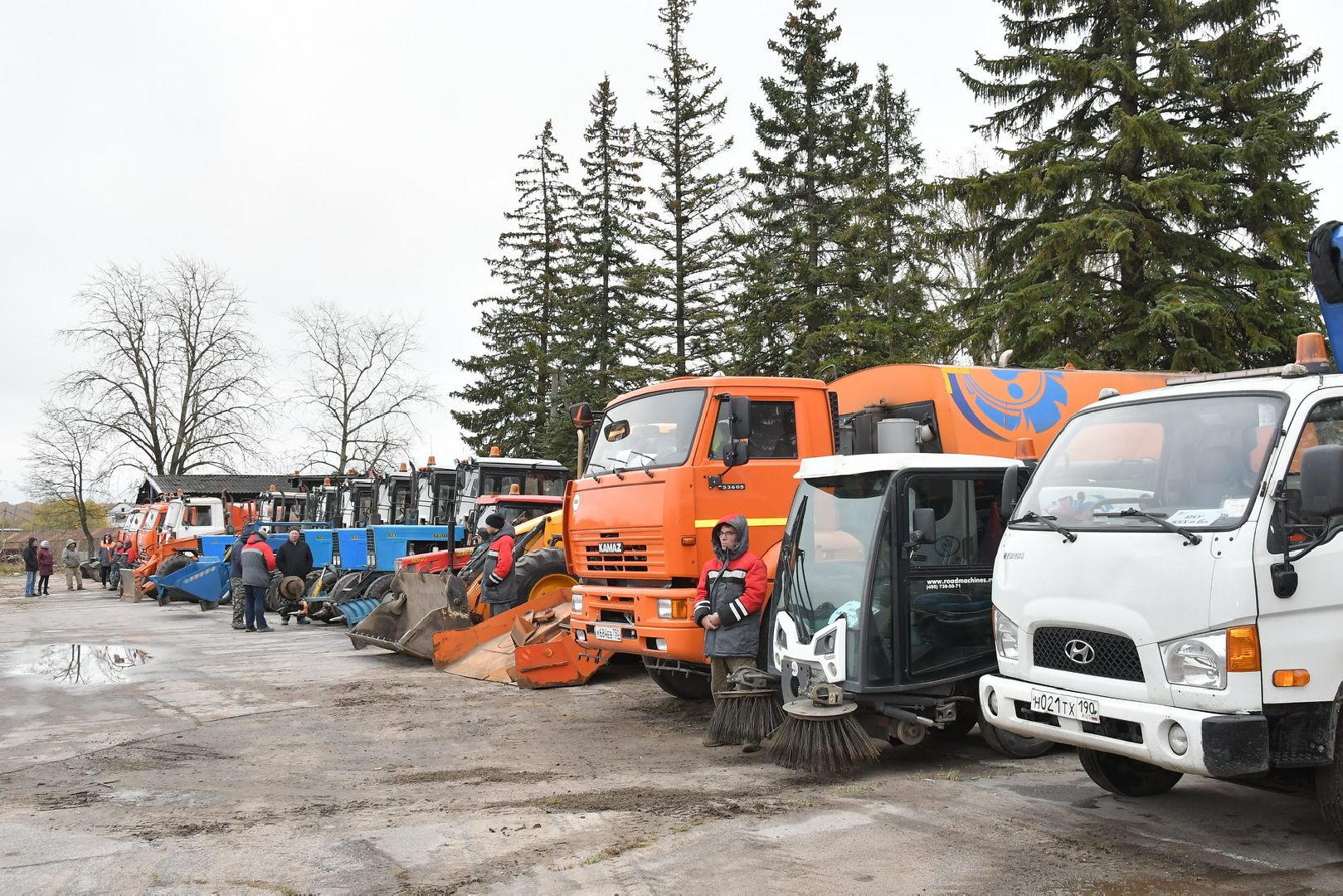 смотр коммунальной техники, Власиха, жкх, Осенне-зимний период,