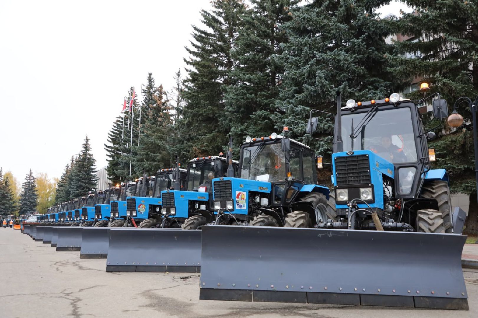 жкх, смотр коммунальной техники, серпухов, подготовка к зиме, комбинат благоустройства,