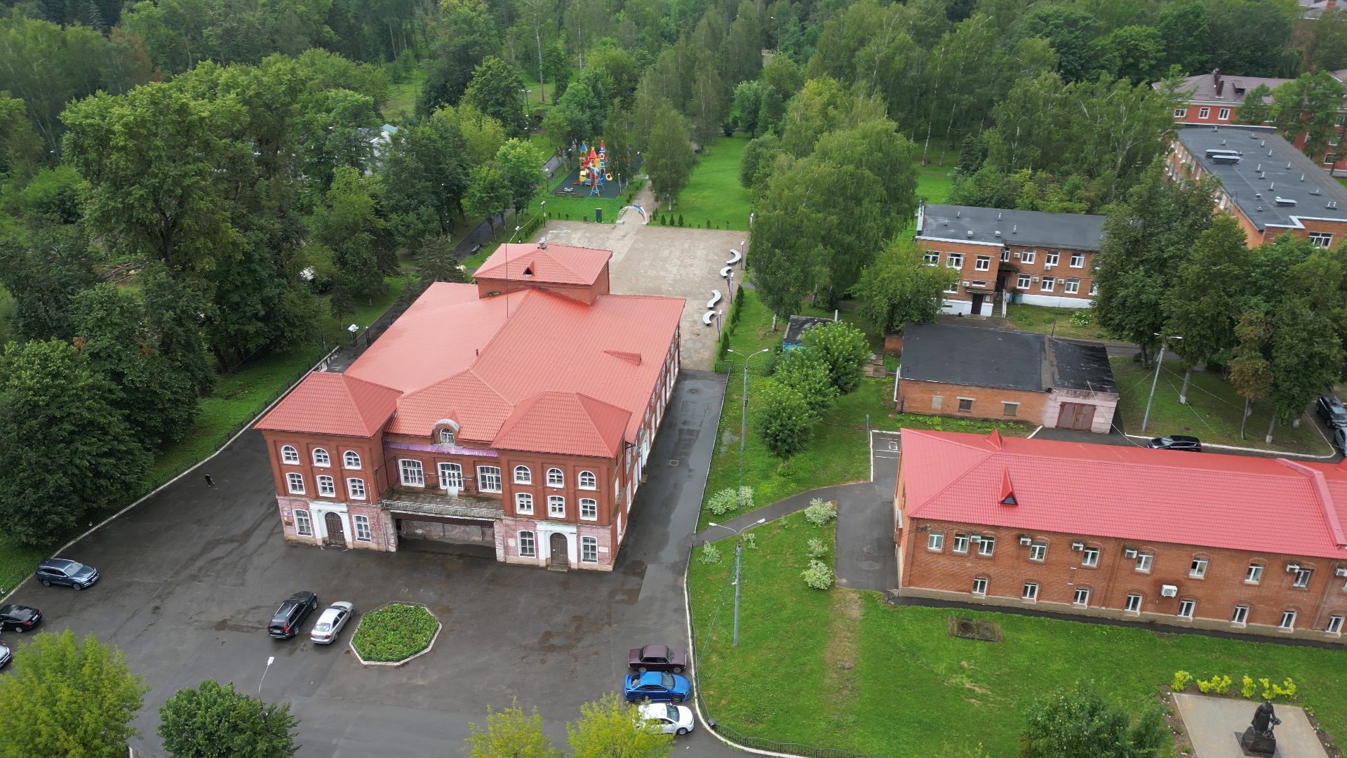 высоковск, архитектура, культура,видео с коптера,