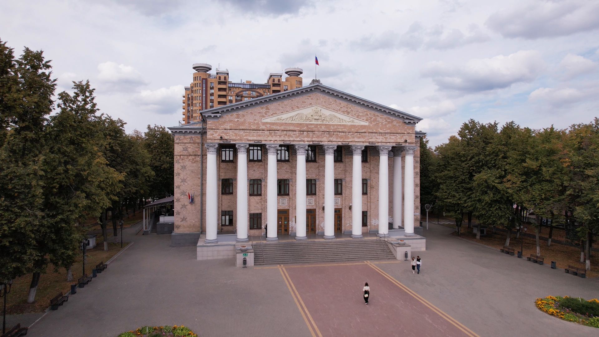 жуковский, благоустройство, история,видео с коптера,