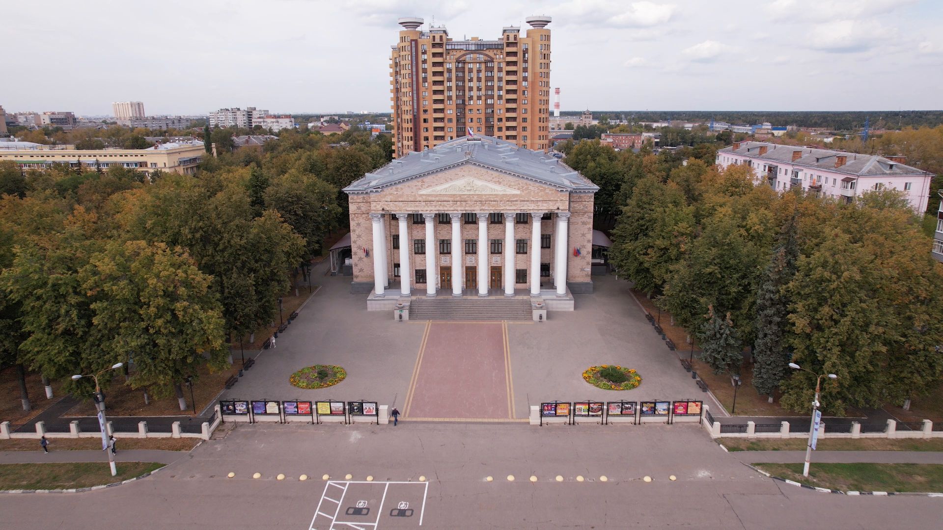 жуковский, благоустройство, история,видео с коптера,