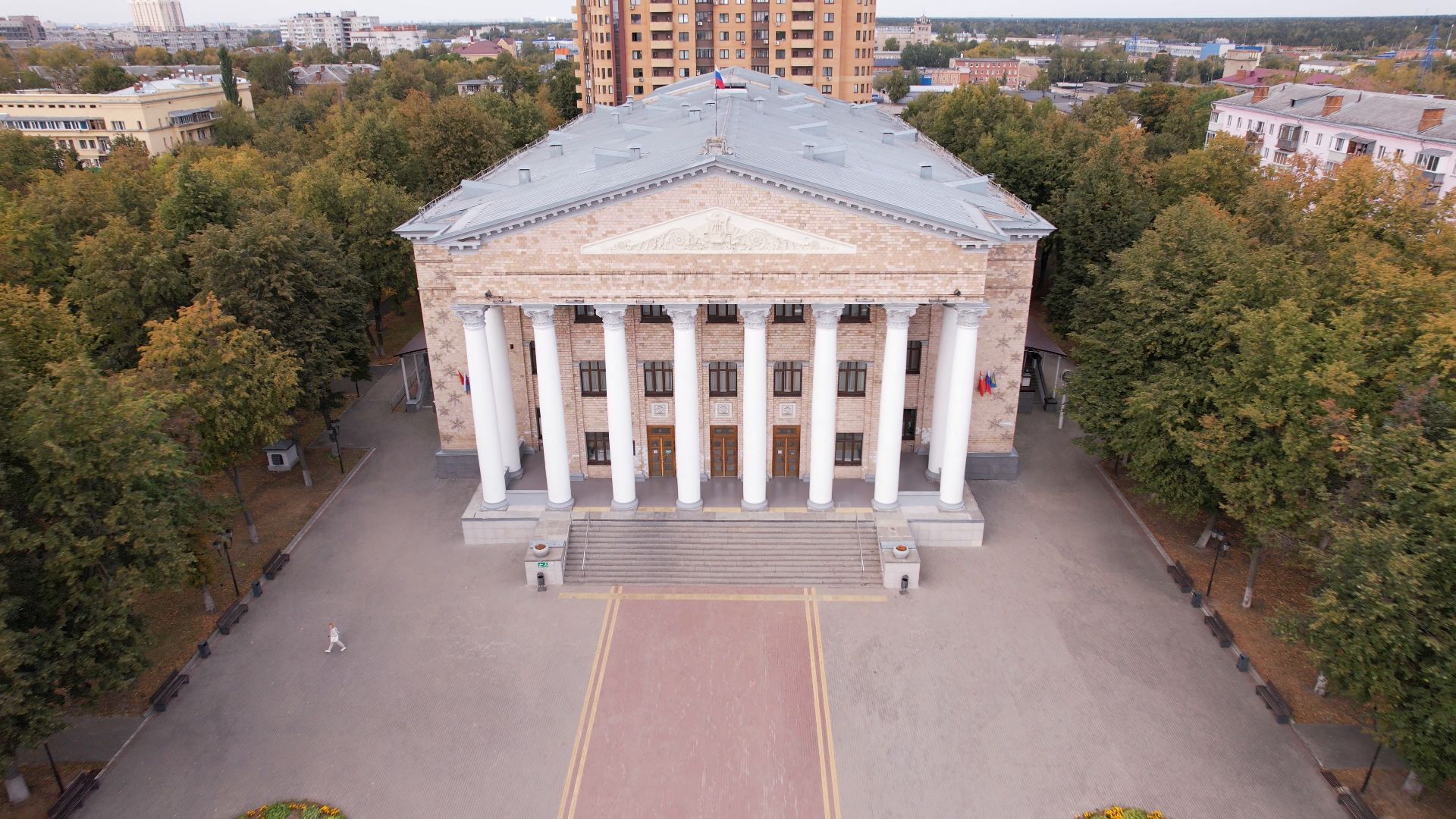 жуковский, благоустройство, история,видео с коптера,