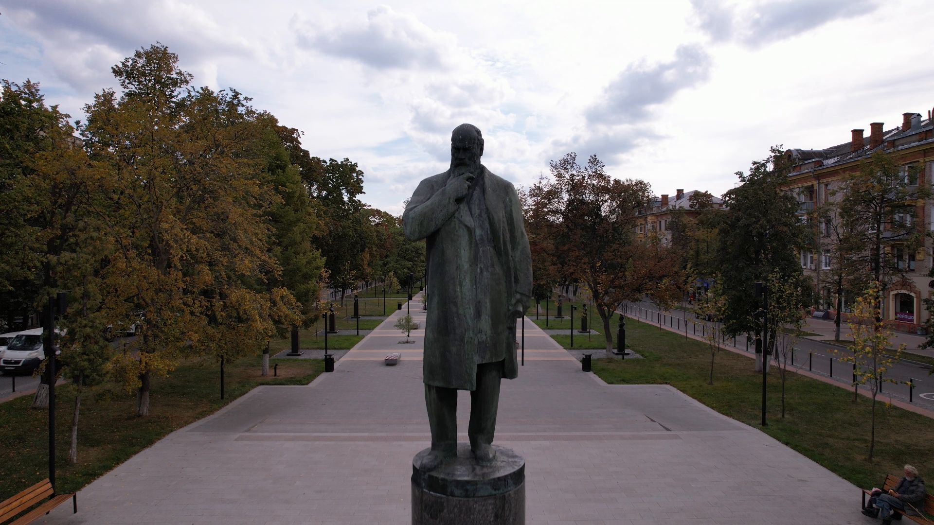 жуковский, благоустройство, история,видео с коптера,